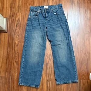 Motel Rocks Relaxed Blue Jeans